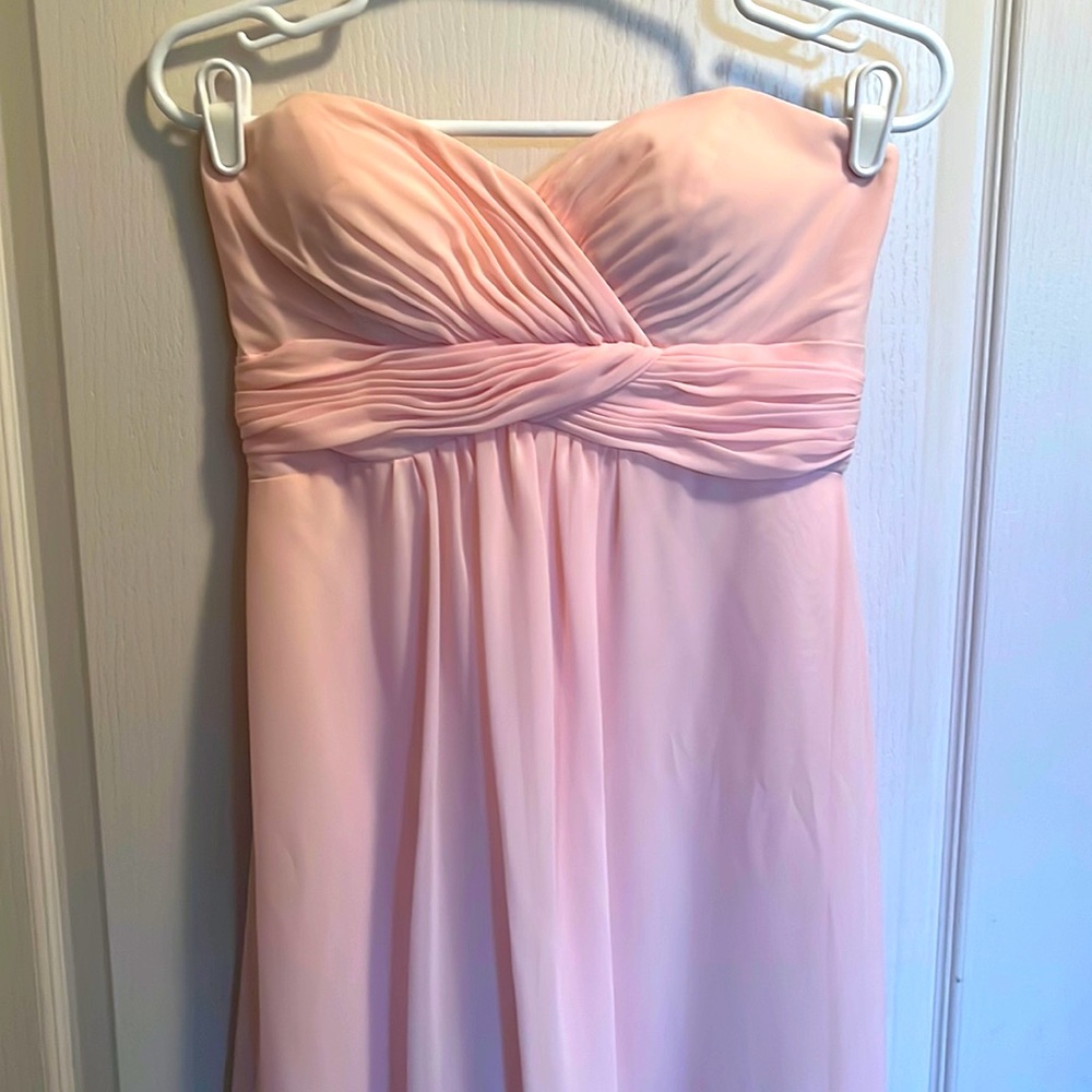 Blush pink long dress